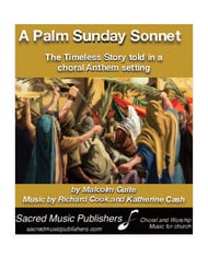 A Palm Sunday Sonnet SATB choral sheet music cover Thumbnail
